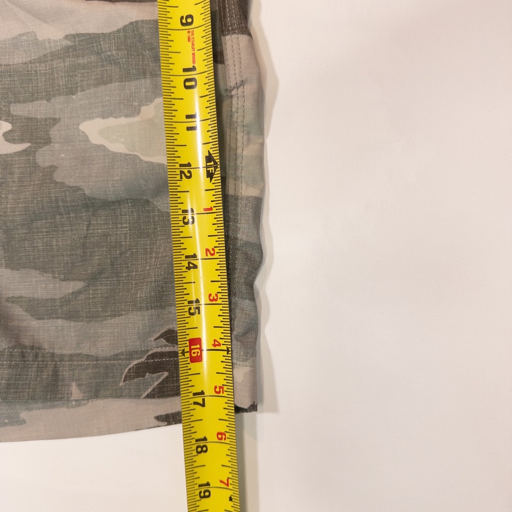 American Eagle Swim Trunks Mens M Olive Camo Palm Tree Board Shorts - Picture 3 of 10